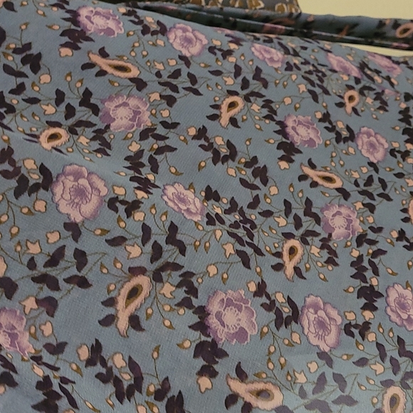 Umgee long boho duster kimono flowy style bell sleeve cardigan size Medium - Picture 15 of 16